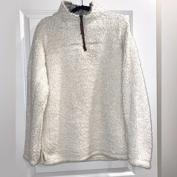 True Grit Tops Womens True Grit Sherpa Quarter Zip Pullover